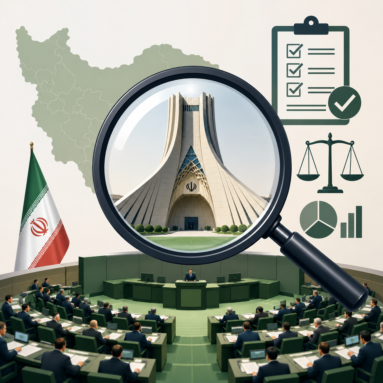 تحقیق و تفحص مجلس: حق مجلس شورای اسلامی برای بررسی و نظارت بر امور کشور.