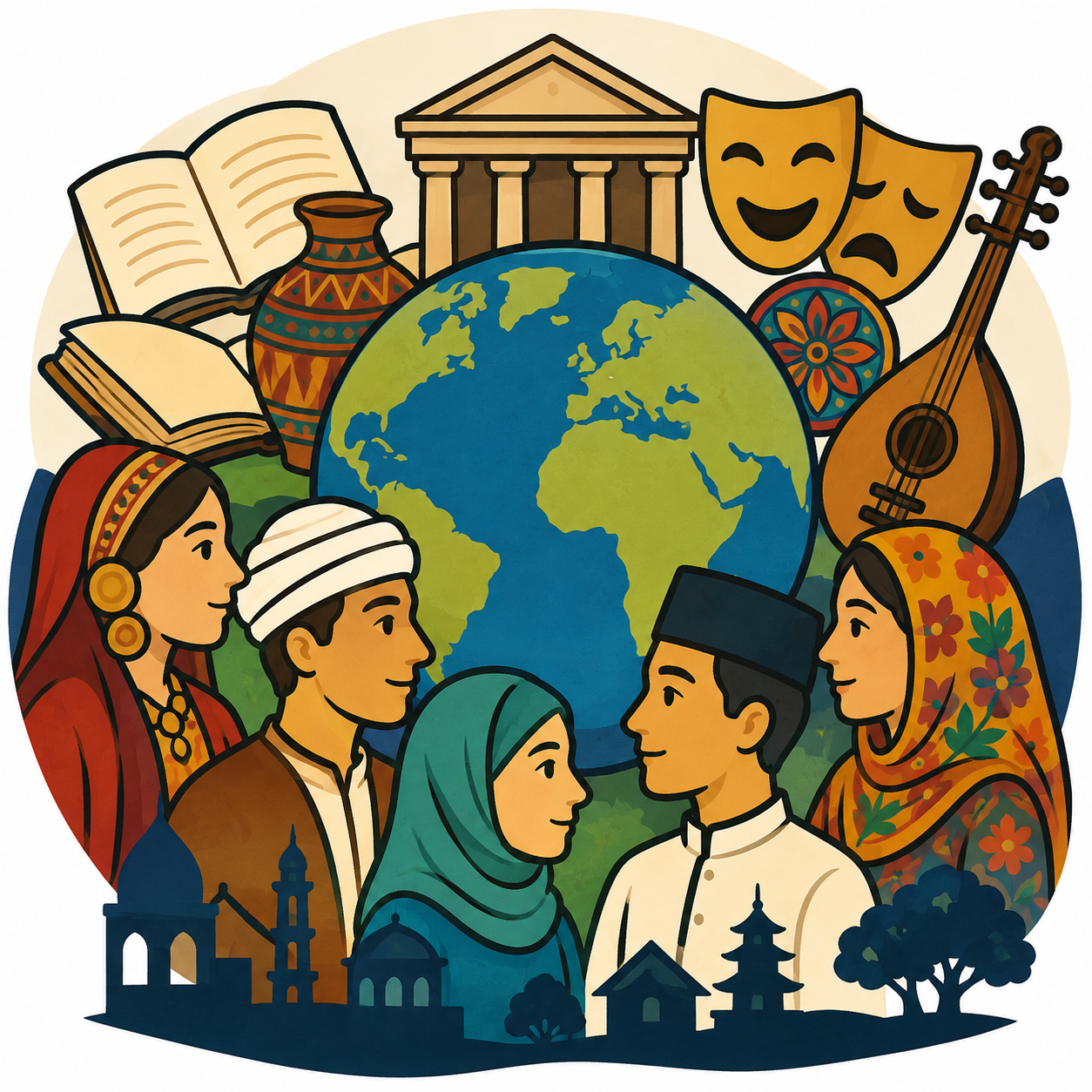 فرهنگ: مجموعهٔ دانش‌ها، ارزش‌ها، باورها، آداب و شیوه‌های زندگی یک جامعه.