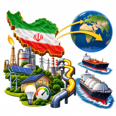 صادرات انرژی: فروش انرژی مازاد به خارج از کشور که با مصرف درست داخلی می‌تواند امکان‌پذیرتر شود.