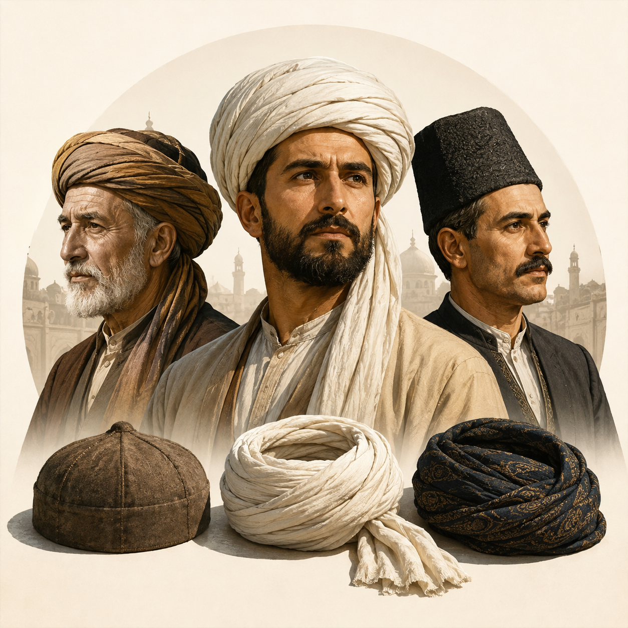 سربند (سرپوش): پوششی برای سر مانند کلاه، عمامه و دستار که مردان در گذشته استفاده می‌کردند.