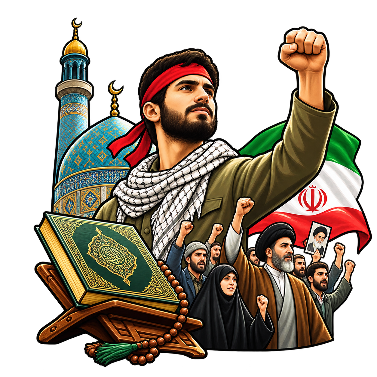 ایمان به اسلام: عامل اعتقادی مهم در بسیج مردم و پیروزی انقلاب اسلامی.