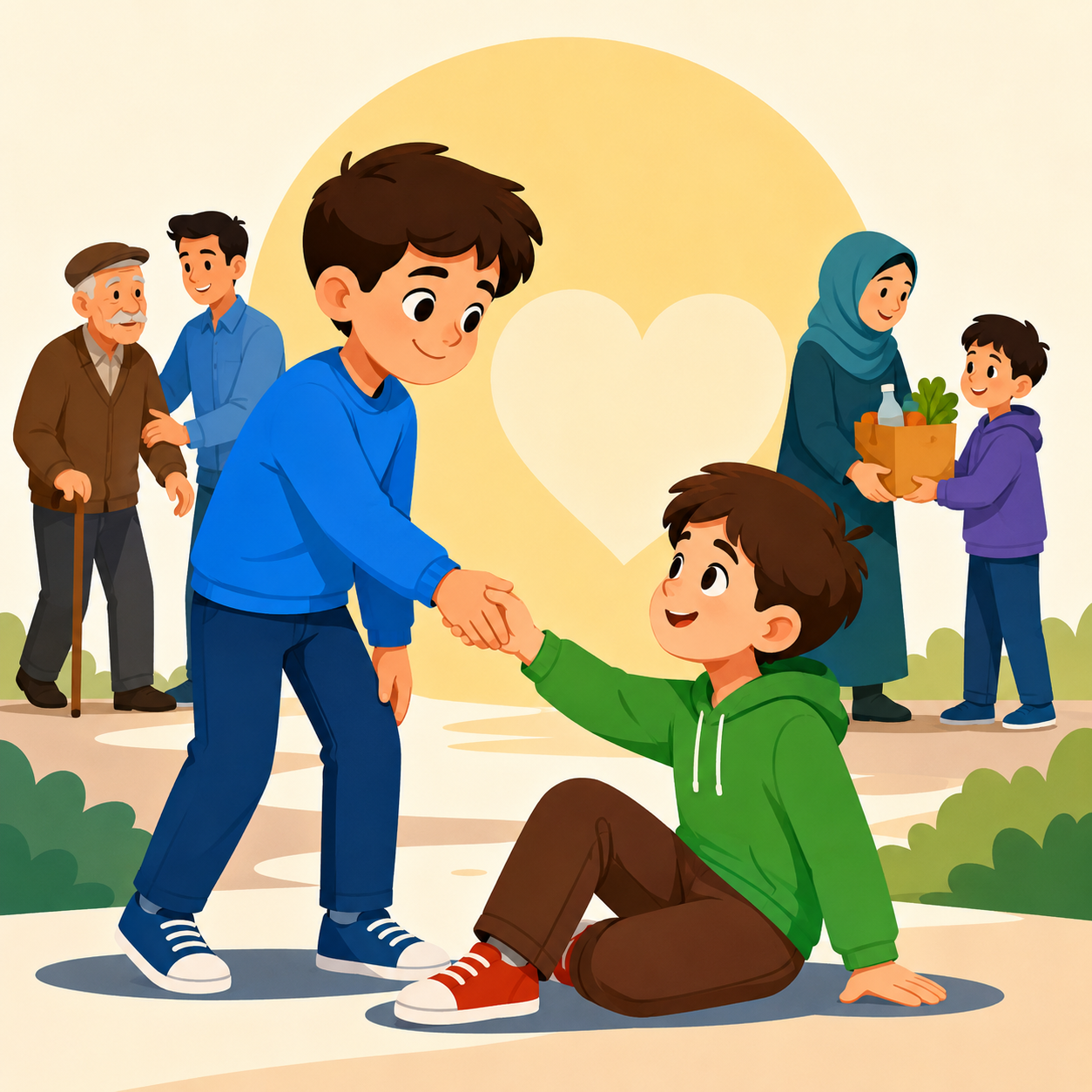 مهربانی با دیگران یعنی چه؟