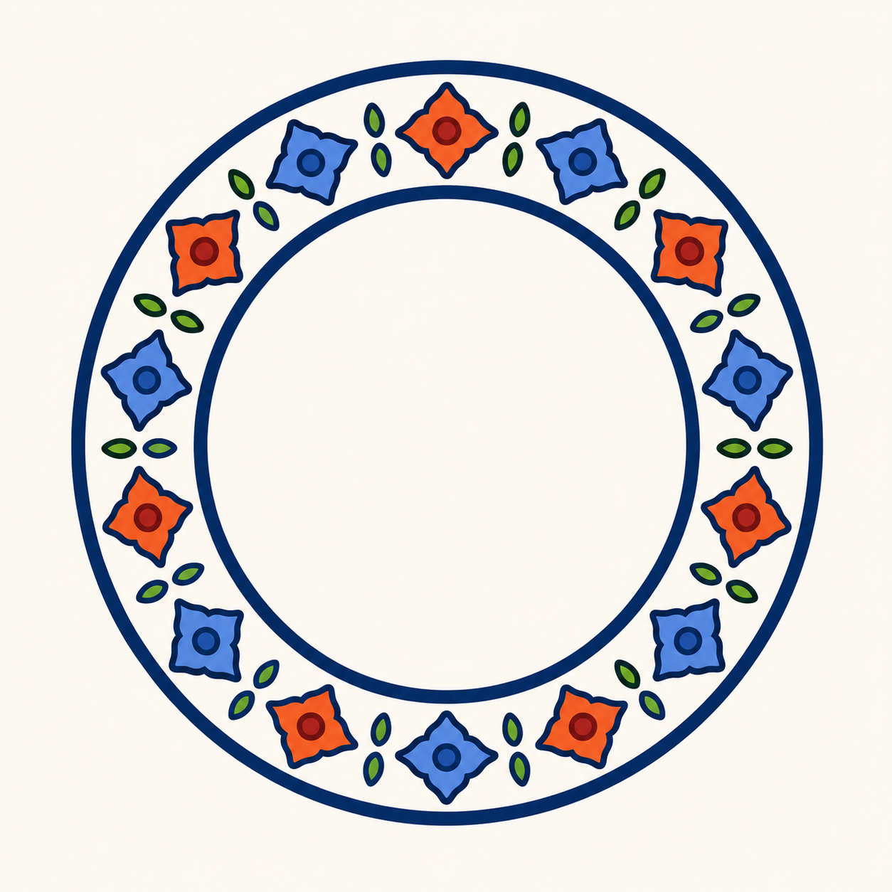 الگوی کناره چیست؟ طرحی که دور تا دور شکل تکرار می‌شود