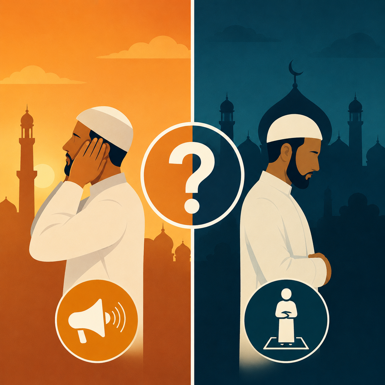 اذان و اقامه چه فرقی دارند؟