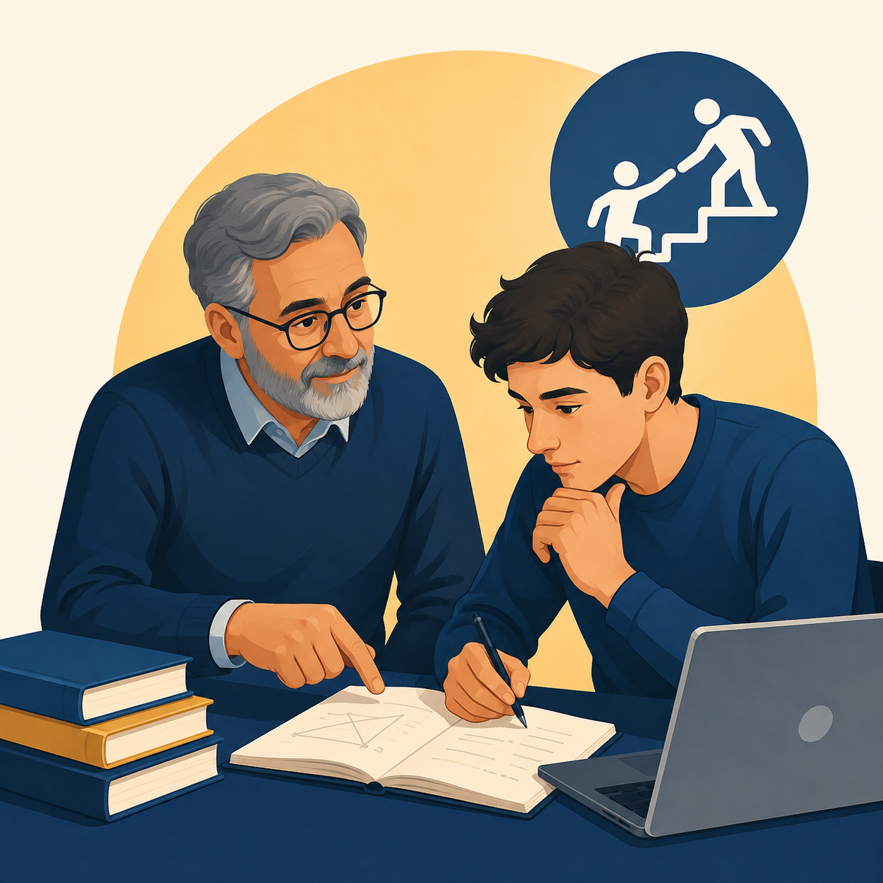 بازگشت به استاد: مراجعهٔ دوباره به فرد باتجربه برای رفع اشکال و تکمیل مهارت.