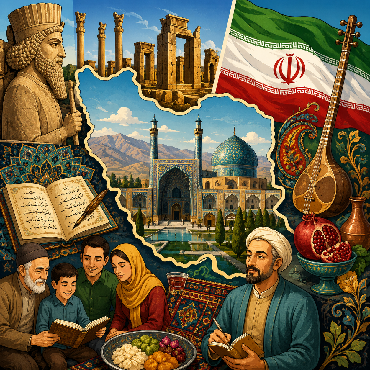 فرهنگ ایرانی چه ویژگی‌هایی دارد؟