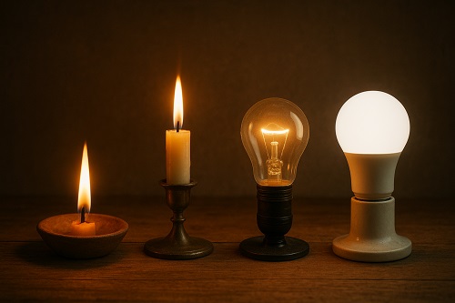 وسایل روشنایی از گذشته تا امروز چگونه تغییری کرده‌اند؟ از آتش و شمع تا لامپ برقی