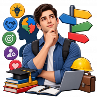 شخصیت تحصیلی - حرفه‌ای: ویژگی‌های فردی مؤثر بر انتخاب و موفقیت در مسیر تحصیلی و شغلی.