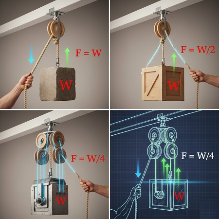 قرقره؛ انواع و نقش در کاهش نیروی محرک