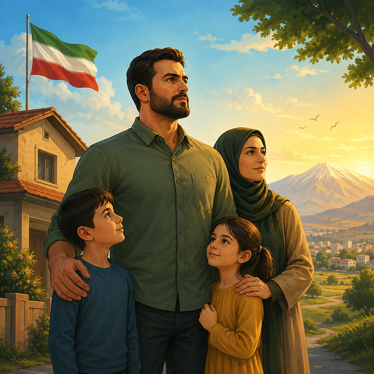 پدران جرئت‌مند: نماد شجاعت، مسئولیت‌پذیری و دفاع از خانواده و میهن.