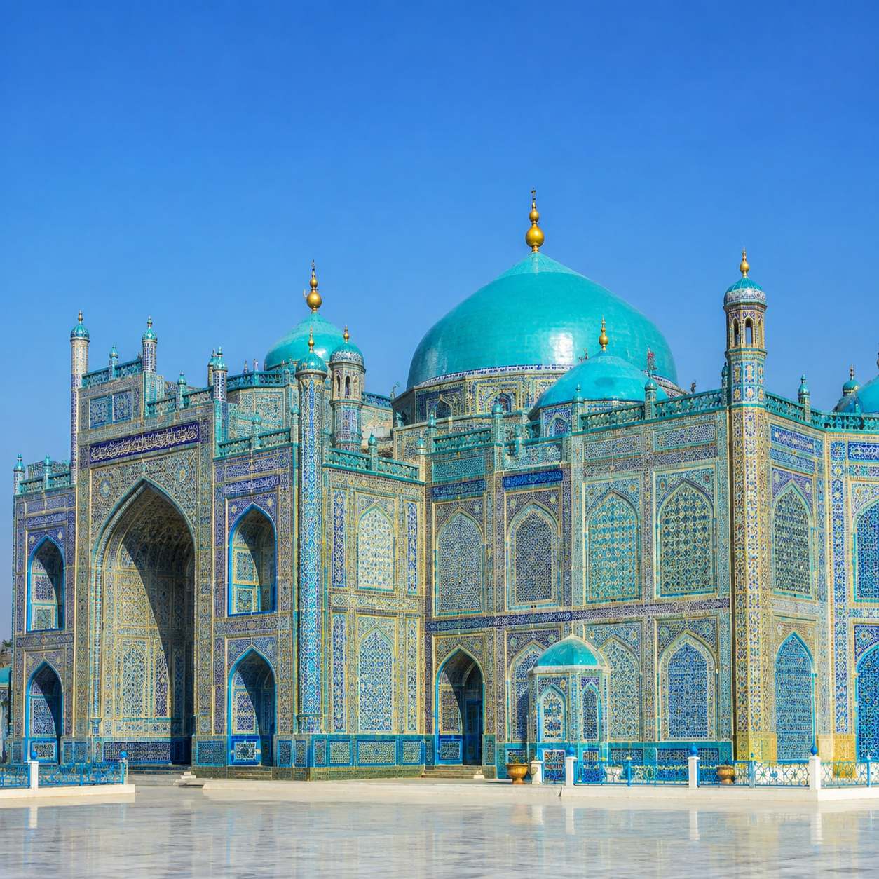 مسجد آبی (مزار شریف): مسجد معروفی در شهر مزار شریف افغانستان.