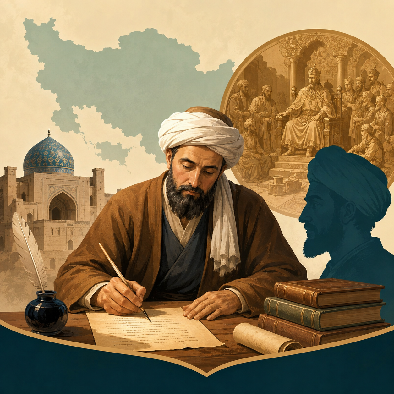 تاریخ بلعمی: ترجمه و تألیف فارسی تاریخ طبری به قلم ابوعلی بلعمی.