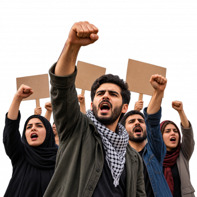 قیام مردمی: حرکت اعتراضی و جمعی مردم برای مقابله با ظلم، بی‌عدالتی یا تغییر شرایط سیاسی و اجتماعی.