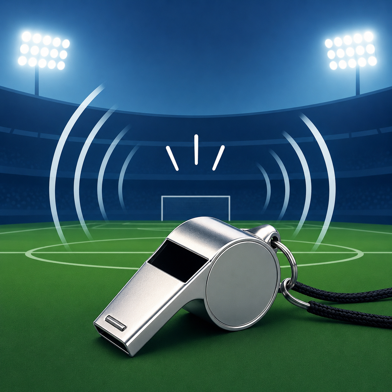سوت ورزشی: ابزار صوتی برای اعلام شروع، توقف یا جلب توجه در فضای وسیع.