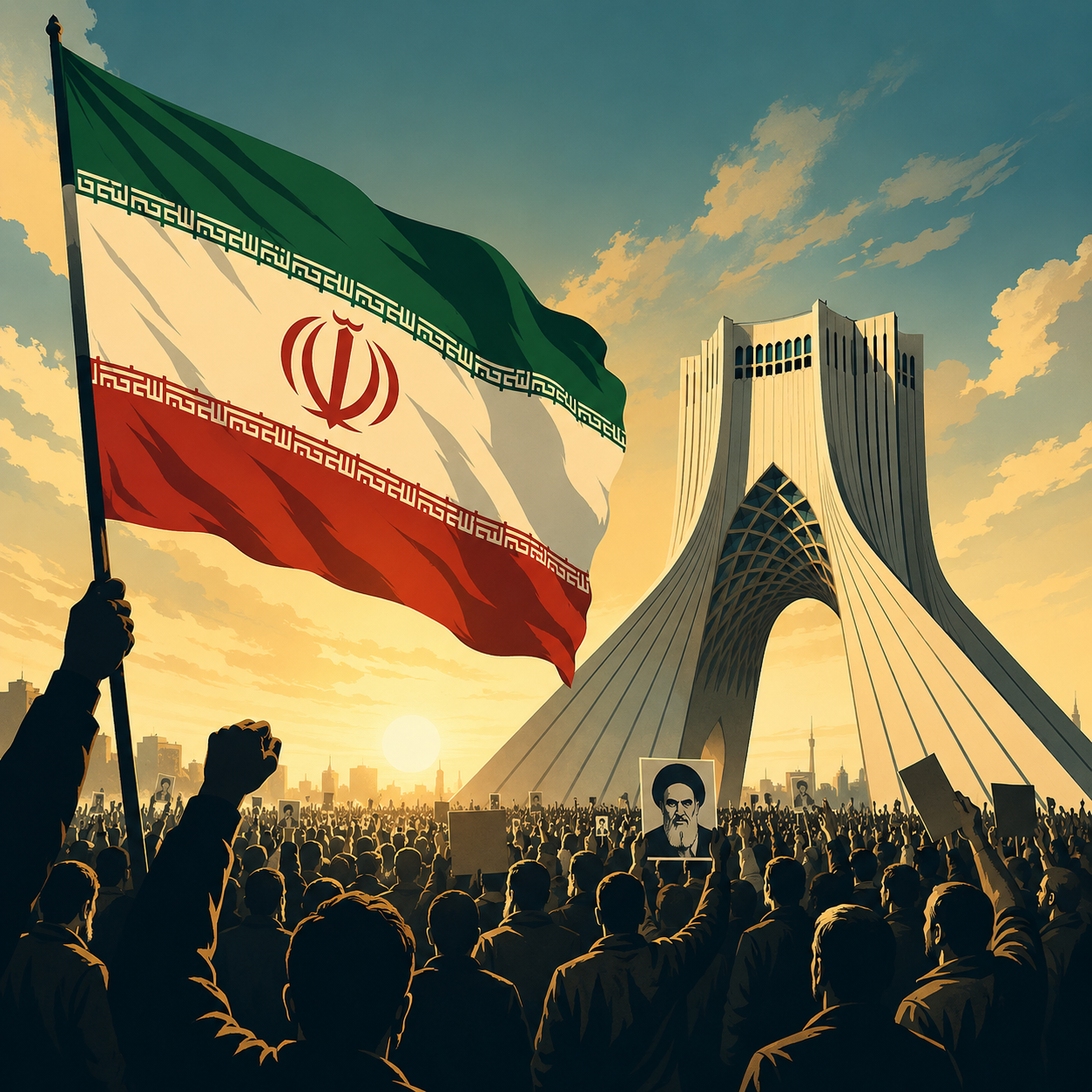 انقلاب اسلامی: حرکت سیاسی و اجتماعی مردم ایران در سال ۱۳۵۷ که با هدف تغییر نظام حکومتی و ایجاد نظام جمهوری اسلامی شکل گرفت.