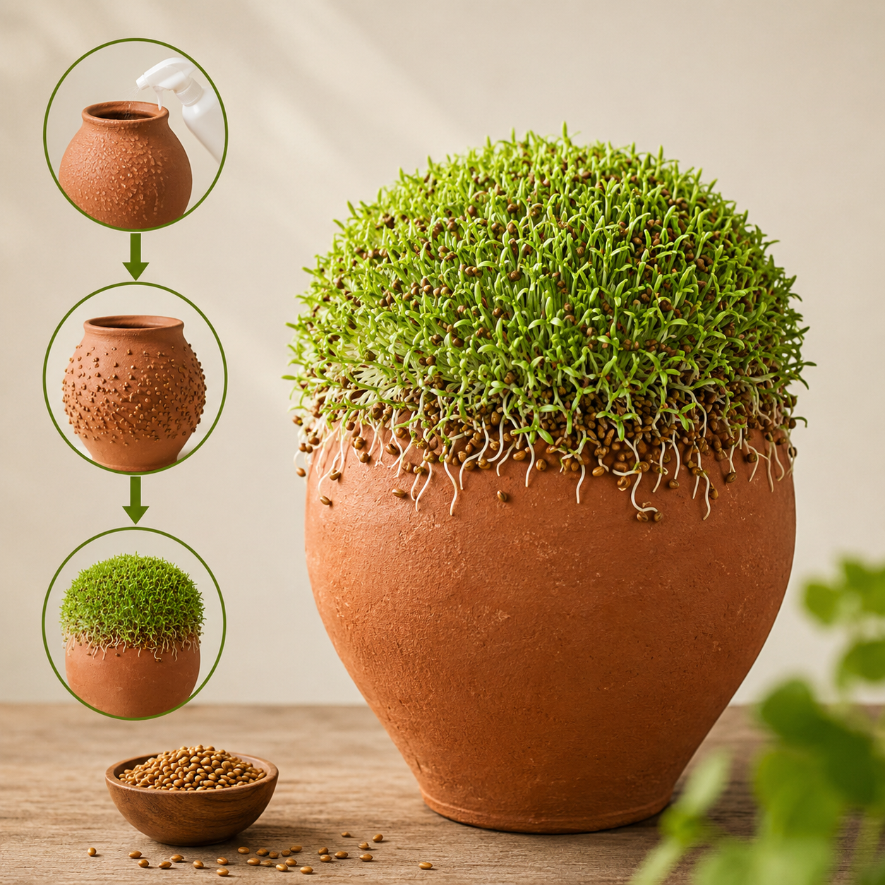 سبزهٔ کوزه‌ای چیست؟