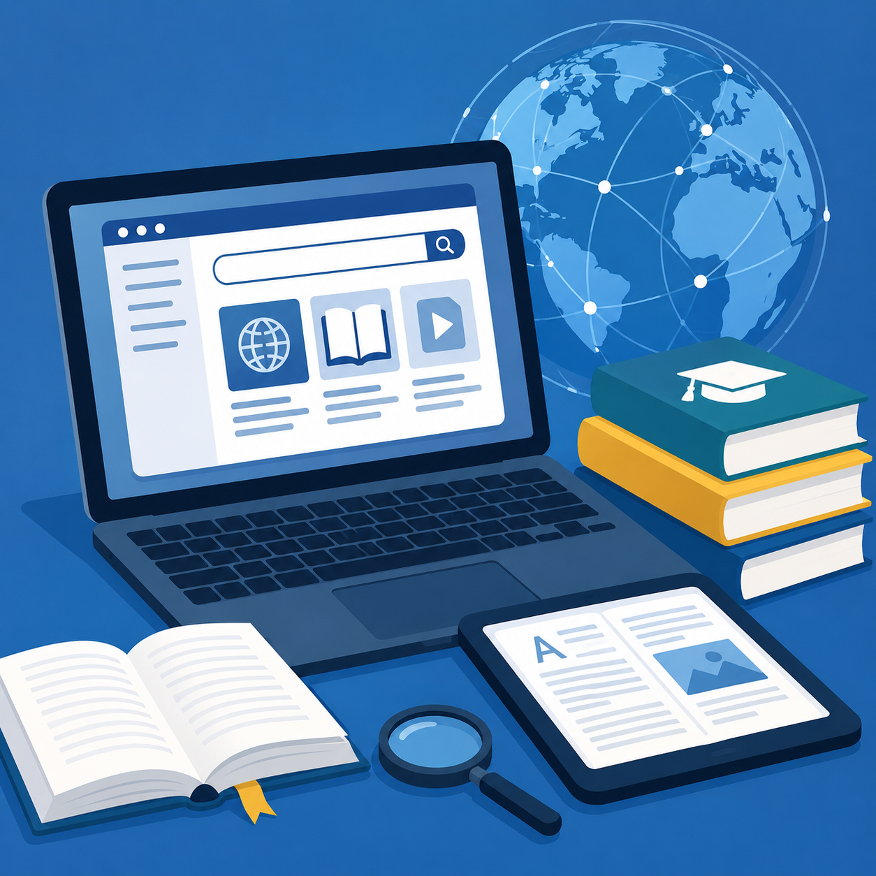 منابع آموزشی الکترونیکی کدامند؟