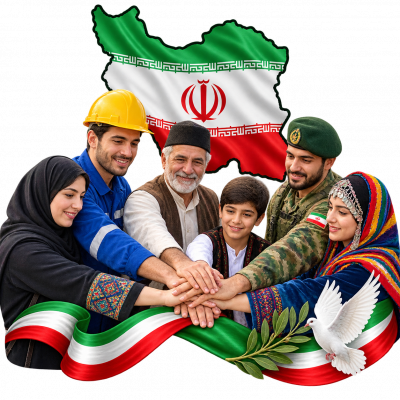 وحدت ملی: همبستگی و اتحاد مردم یک کشور در حفظ منافع و ارزش‌های مشترک.