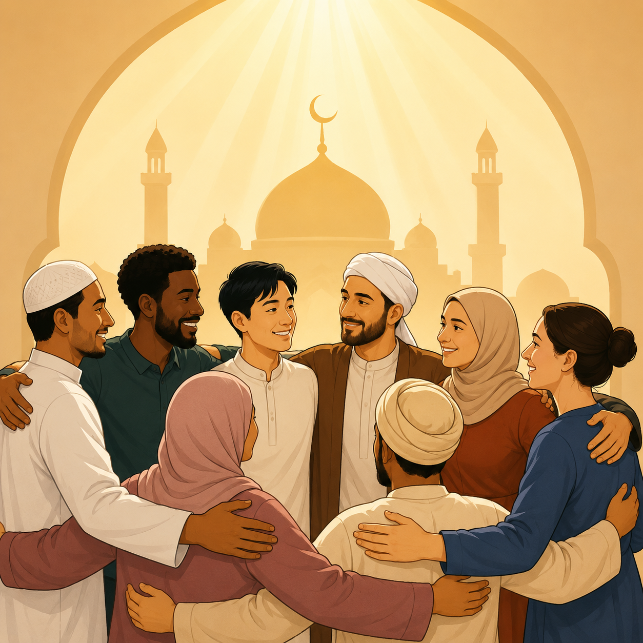 اسلام: دینی الهی که پیام آن برادری و برابری انسان‌هاست.