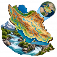 پراکندگی رودهای ایران