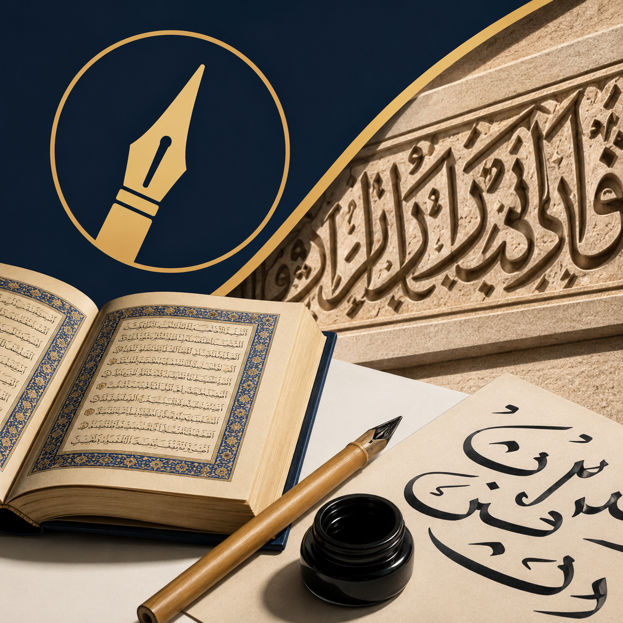 کاربرد خط محقق: استفاده از خط محقق در نگارش قرآن، کتابت متون ارزشمند، قطعات هنری و کتیبه‌ها.
