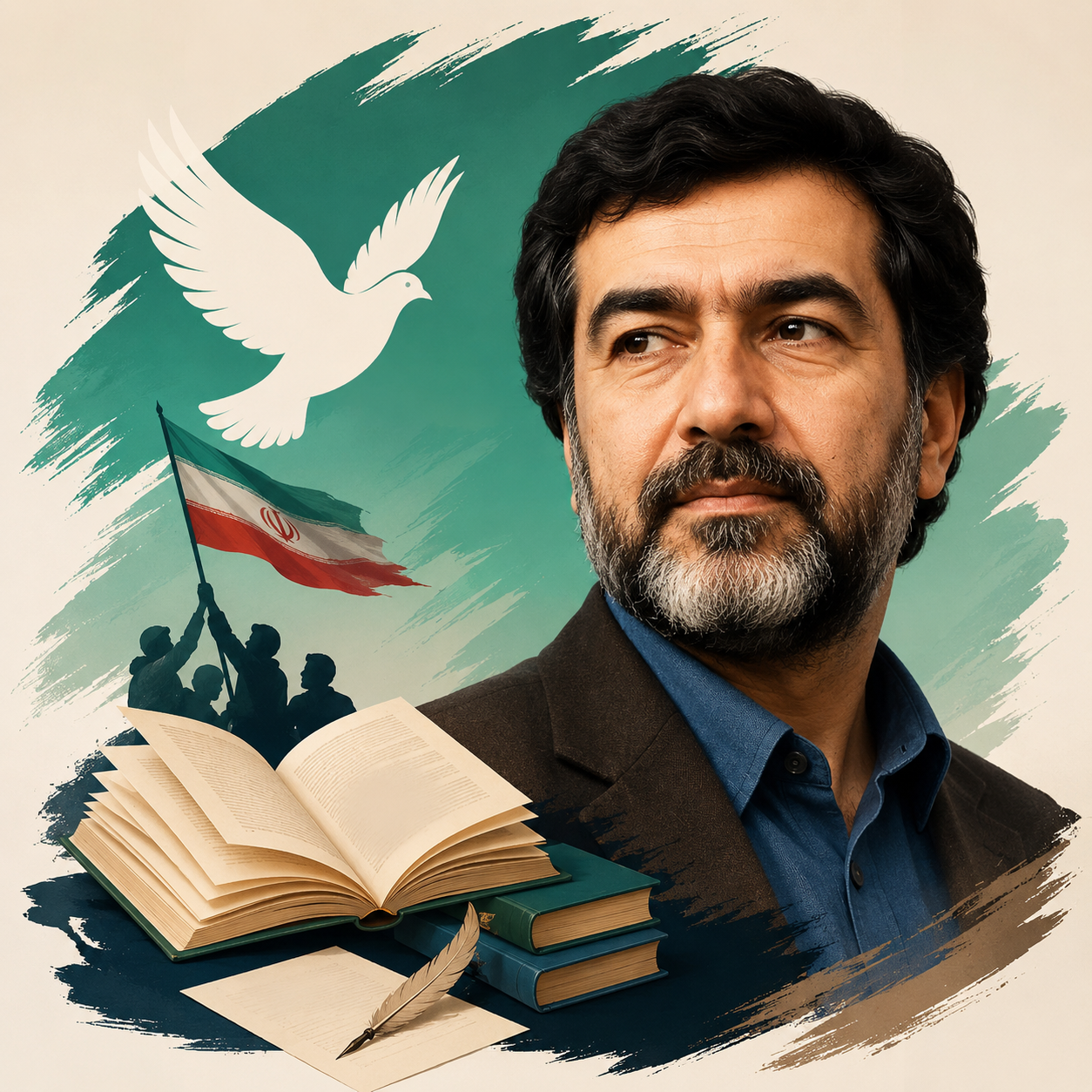 سید حسن حسینی کیست؟ شاعر انقلاب اسلامی و پدیدآورندهٔ مجموعه شعرهای «هم‌صدا با حلق اسماعیل» و «گنجشک و جبرئیل».