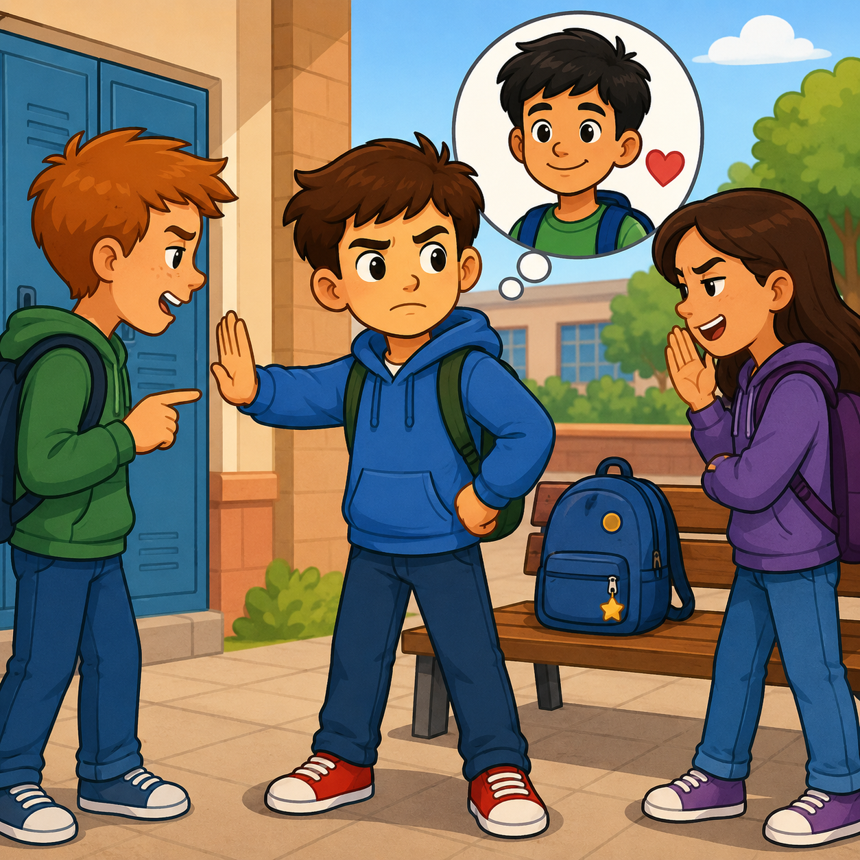وفاداری: در دوستی ثابت قدم بودن و از دوست خود در غیابش دفاع کردن.