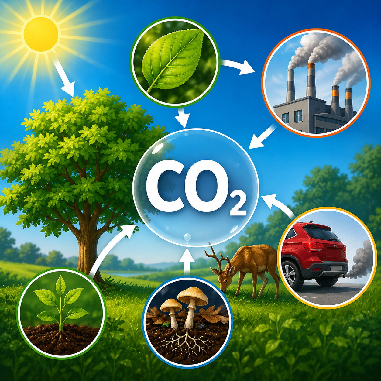 کربن دی‌اکسید (CO₂) چیست؟
