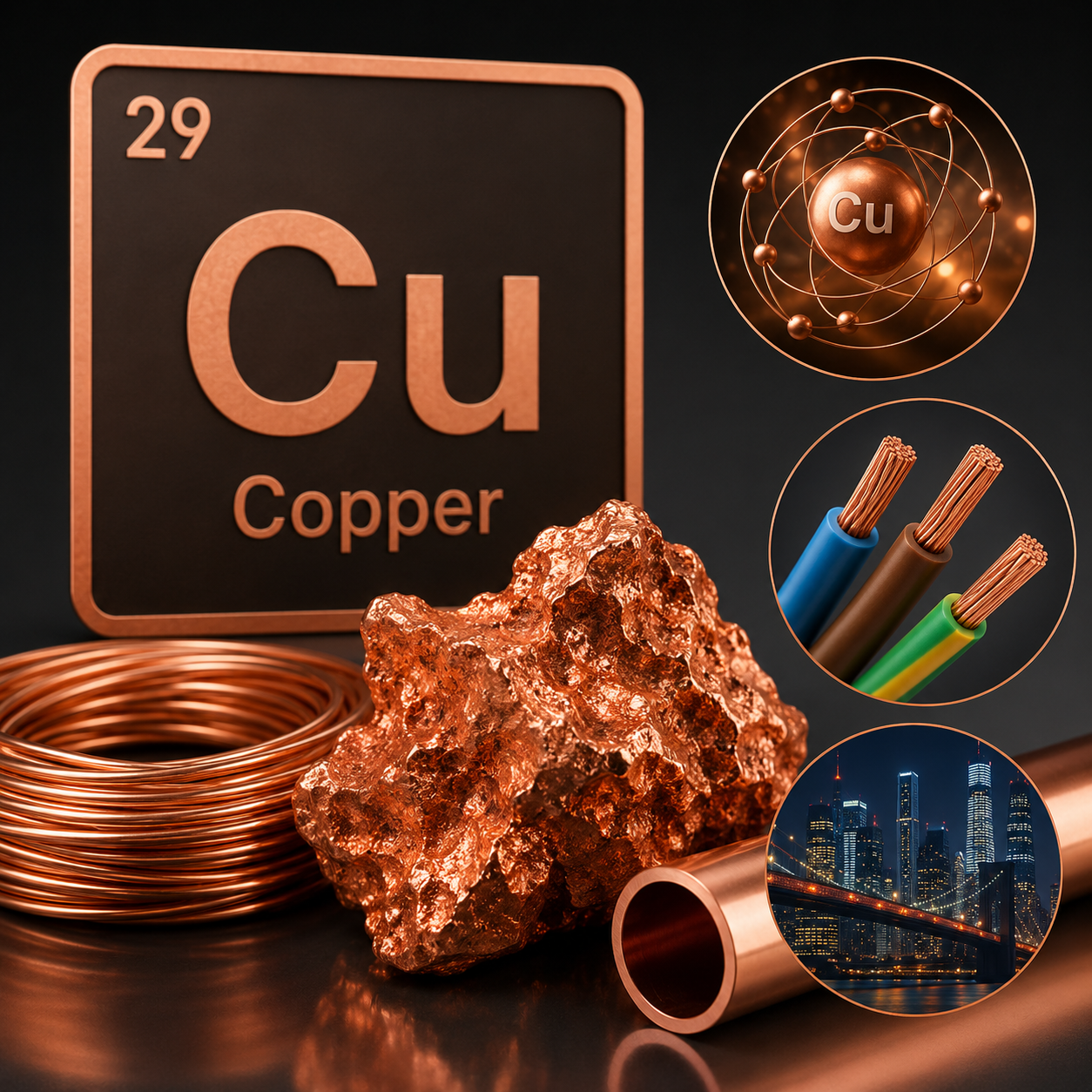 مس (Cu) چیست و چه ویژگی‌هایی دارد؟