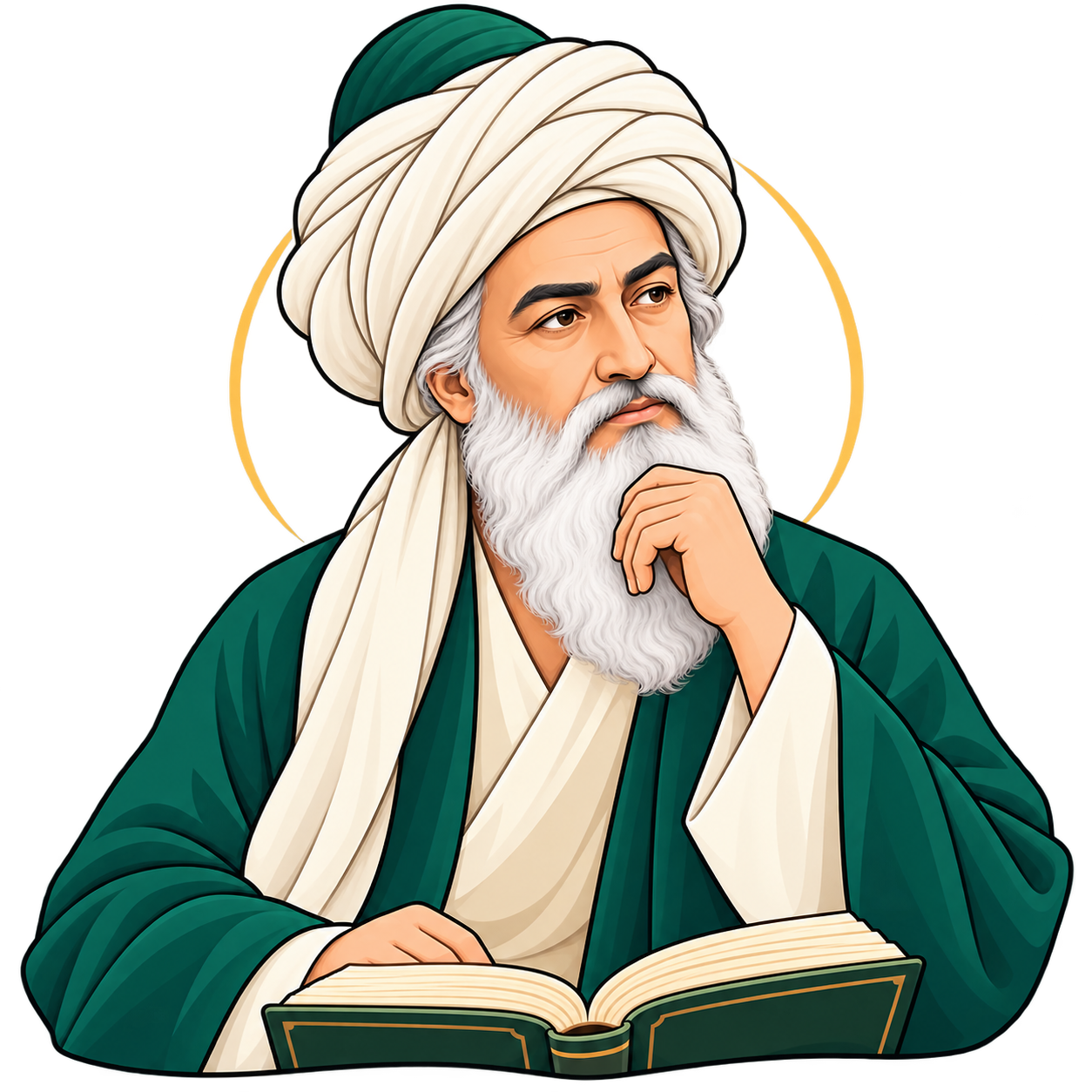 شیخ ابوسعید ابی‌الخیر: عارف نامدار ایرانی که سخنان و اندیشه‌های عرفانی او در آثار صوفیه نقل شده است.