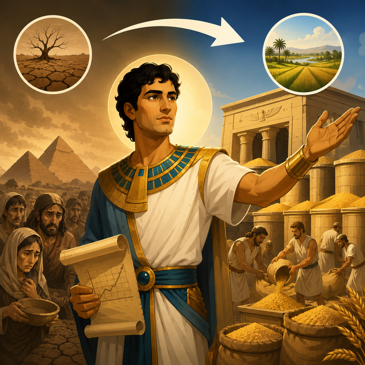 حضرت یوسف (ع) در مصر چه جایگاهی پیدا کرد؟