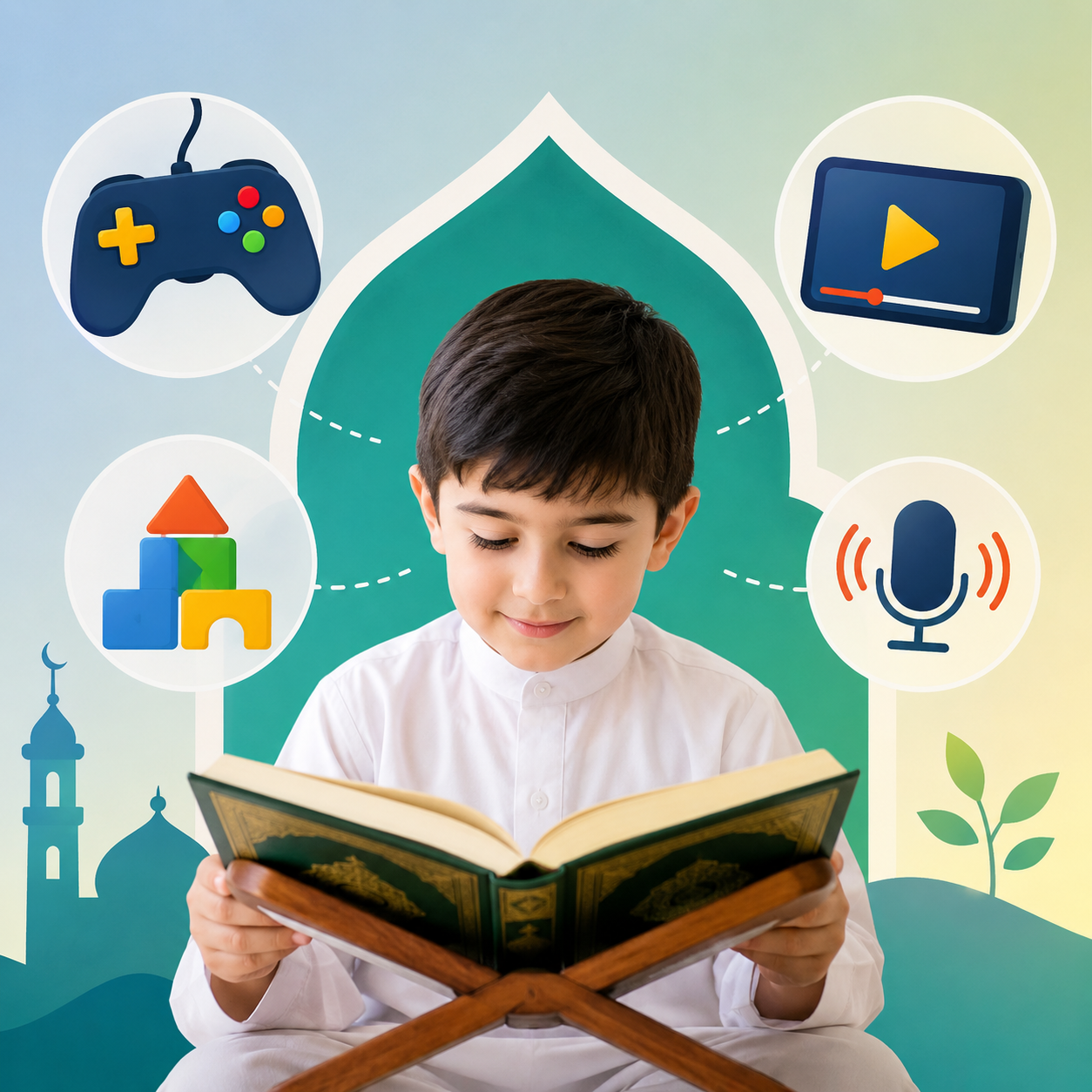 نقش بازی و رسانه در افزایش انس با قرآن در کودکان