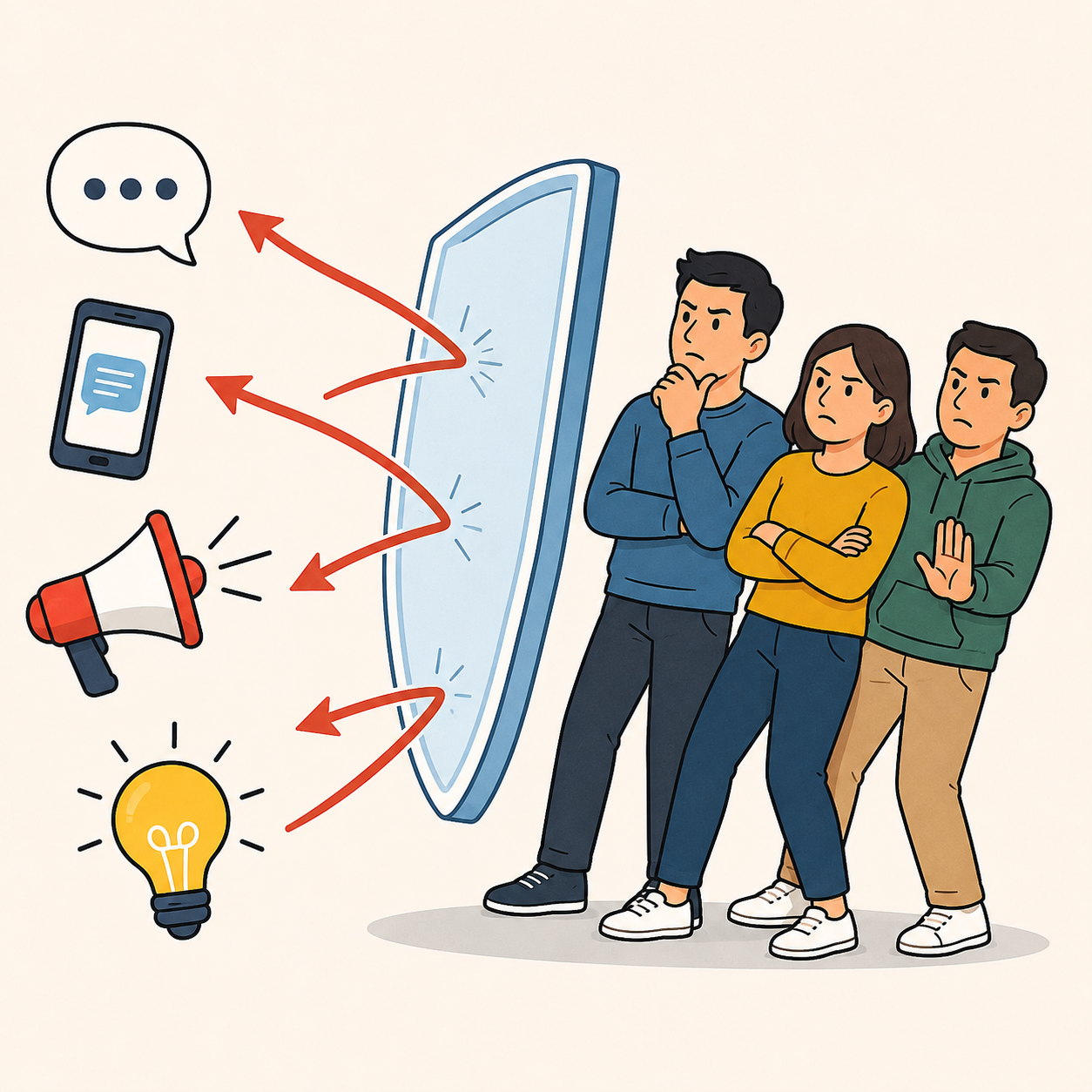 مقاومت مخاطب: تمایل مخاطب به رد یا تأخیر در پذیرش پیام‌ها و نوآوری‌ها