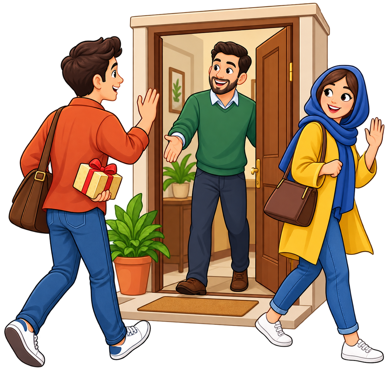 نشست و برخاست: رفت و آمد کردن