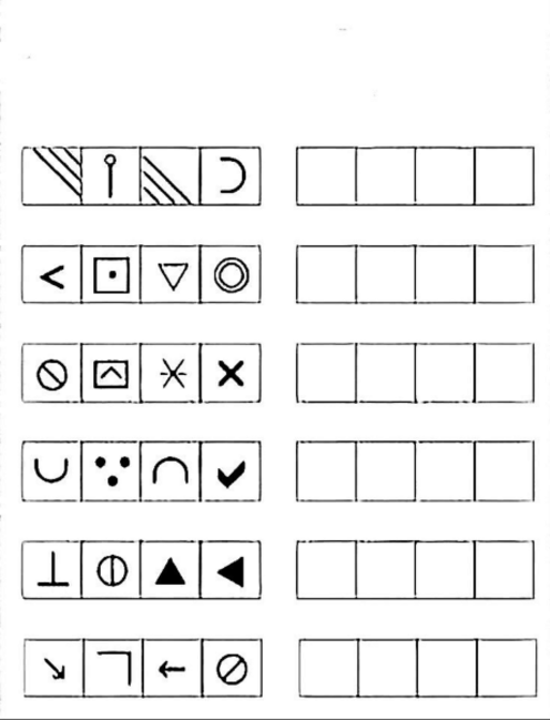 کاربرگ‌های تقویت حافظه دیداری