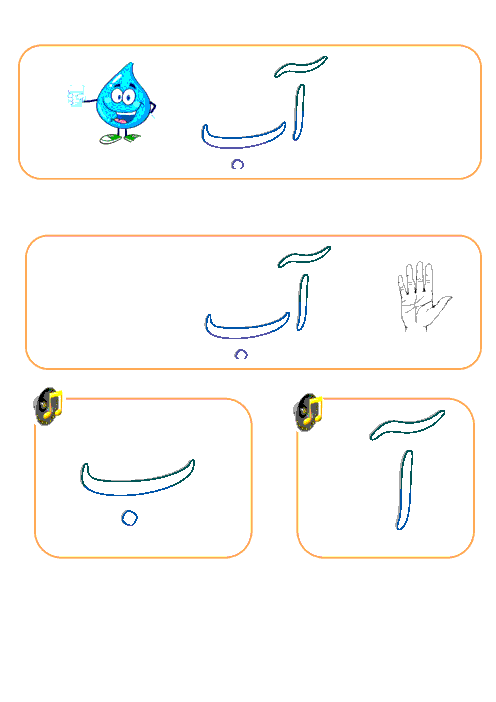 آموزش صدا و آشنایی با بخش کردن (آ ا)