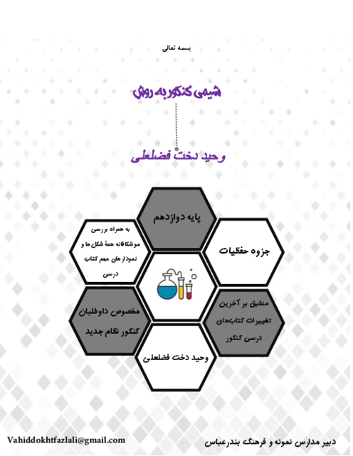 جزوه شیمی دوازدهم (خط به خط کتاب درسی)
