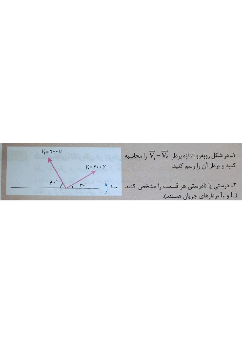 راهنمای حل المسائل صفحه 23 دانش فنی تخصصی دوازدهم رشته الکتروتکنیک