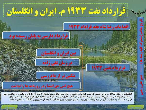 پاورپوینت تاریخ معاصر ایران | درس 10: سقوط رضاشاه- پیش نمایش