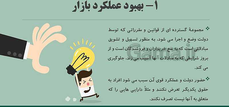 پاورپوینت اقتصاد دهم دبیرستان | درس 6: نقش دولت در اقتصاد چیست؟- پیش نمایش