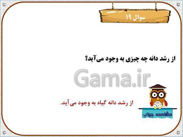 پاورپوینت علوم تجربی سوم دبستان | درس 11: بکارید و ببینید- پیش نمایش