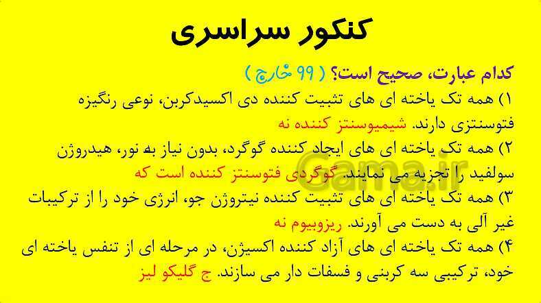 پاورپوینت آموزش کتاب درسی زیست شناسی دوازدهم | فصل 6: از انرژی به ماده- پیش نمایش