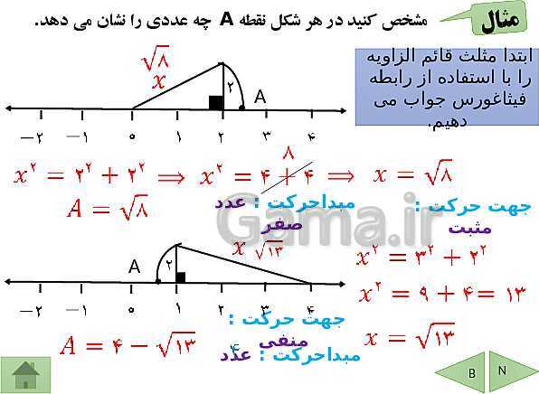 پاورپوینت درسنامه فصل دوم ریاضی نهم | عددهای حقیقی- پیش نمایش