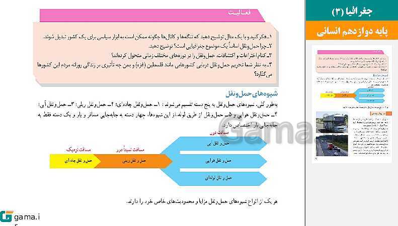 پاورپوینت کتاب محور ویژه تدریس مجازی جغرافیا (3) دوازدهم انسانی | درس 1 تا 6- پیش نمایش
