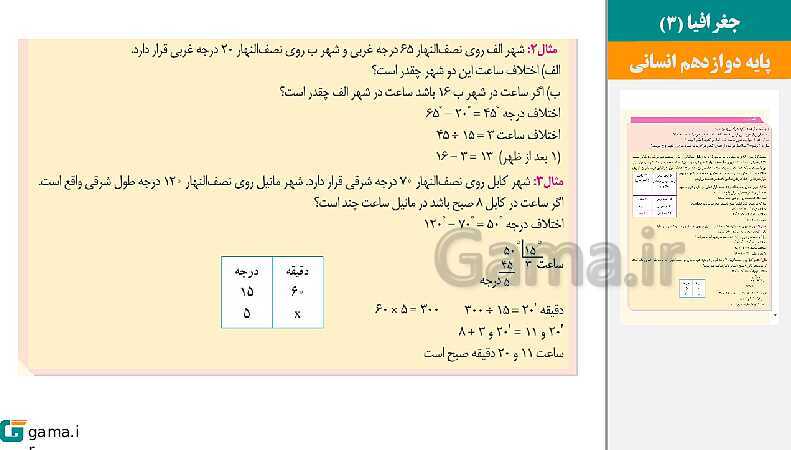 پاورپوینت کتاب محور ویژه تدریس مجازی جغرافیا (3) دوازدهم انسانی | درس 1 تا 6- پیش نمایش