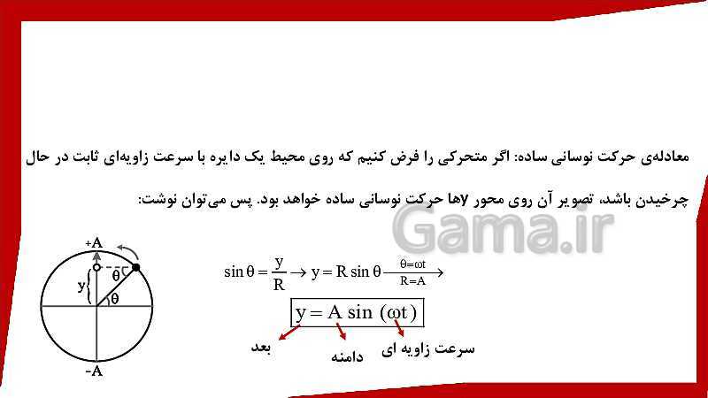 پاورپوینت فیزیک (3) ریاضی دوازدهم دبیرستان | حرکت هماهنگ ساده- پیش نمایش