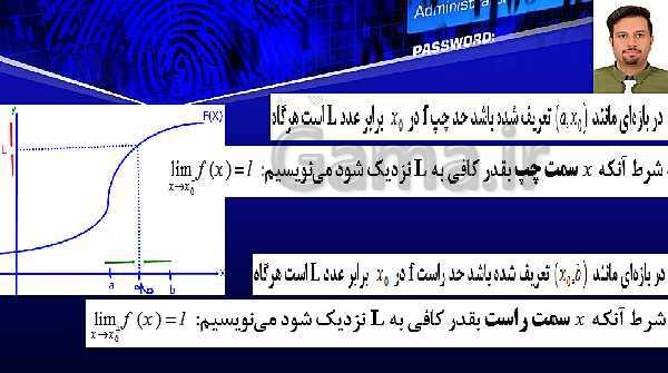 پاورپوینت تدریس ریاضی (2) یازدهم تجربی | فصل 6: حد و پیوستگی- پیش نمایش