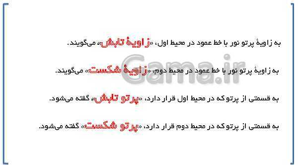 پاورپوینت ارائه علوم تجربی هشتم | فصل 15: شکست نور- پیش نمایش