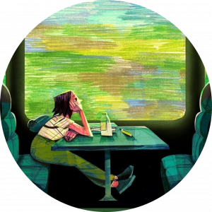 حنا دختری در مزرعه